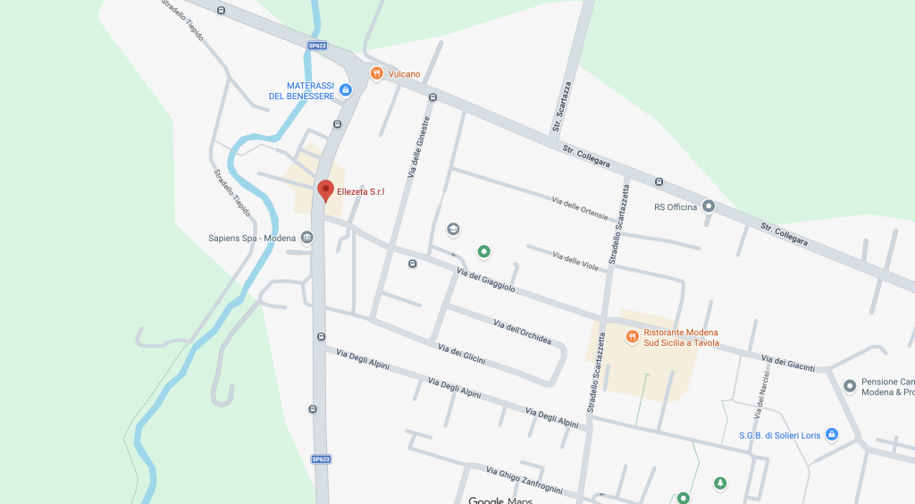 mappa sede · Strada Vignolese, Modena